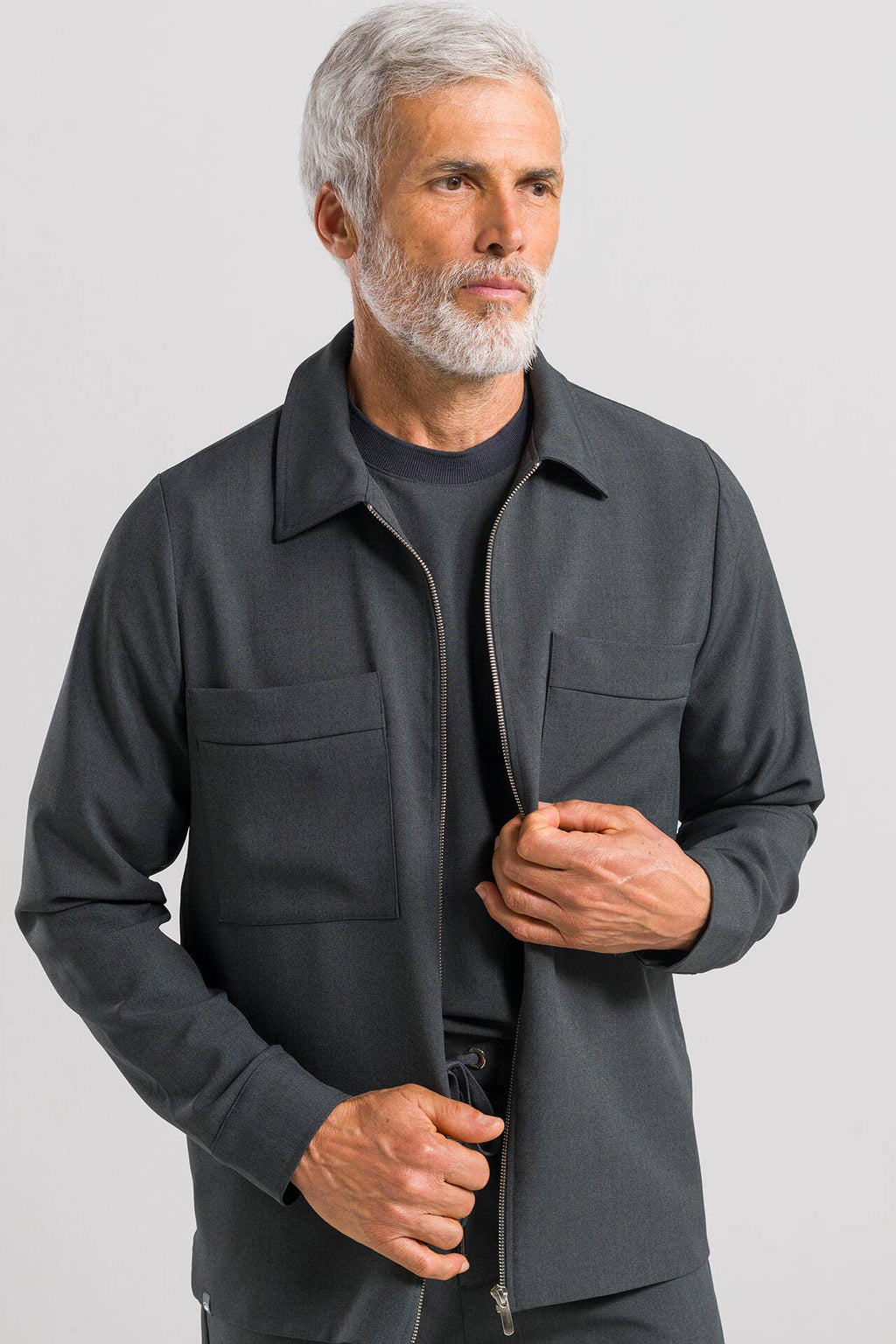 Jaqueta Masculina Albert - Cinza Chumbo