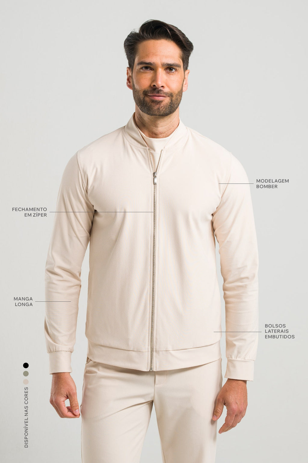Jaqueta Masculina Thomas - Bege