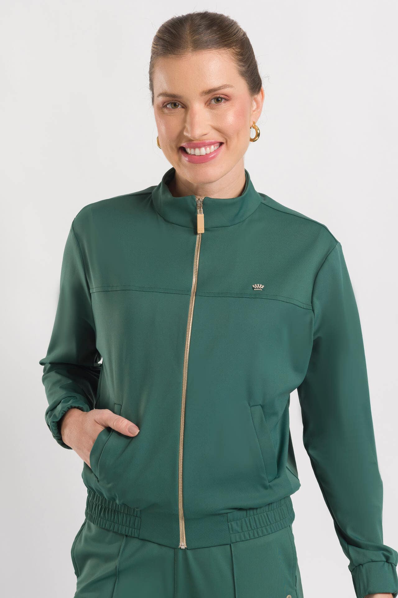 Jaqueta Feminina Veneto - Verde Botanic