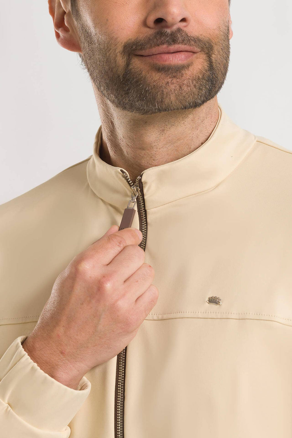 Jaqueta Masculina Veneto - Bege Vanilla