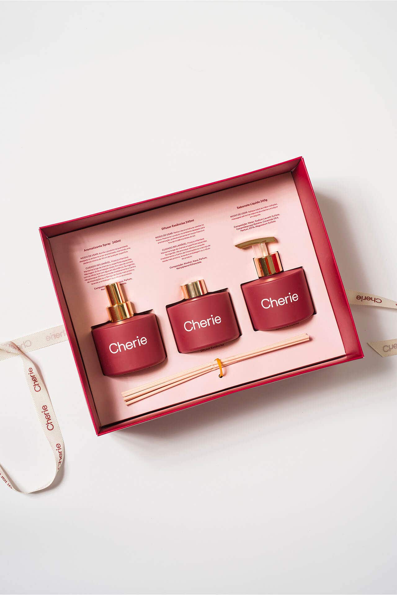 Kit Cherie Home - Difusor Sabonete e Aromatizante