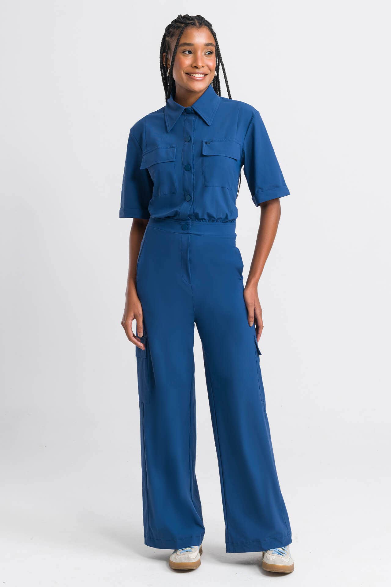 Macacão Feminino Vitta - Azul Navy