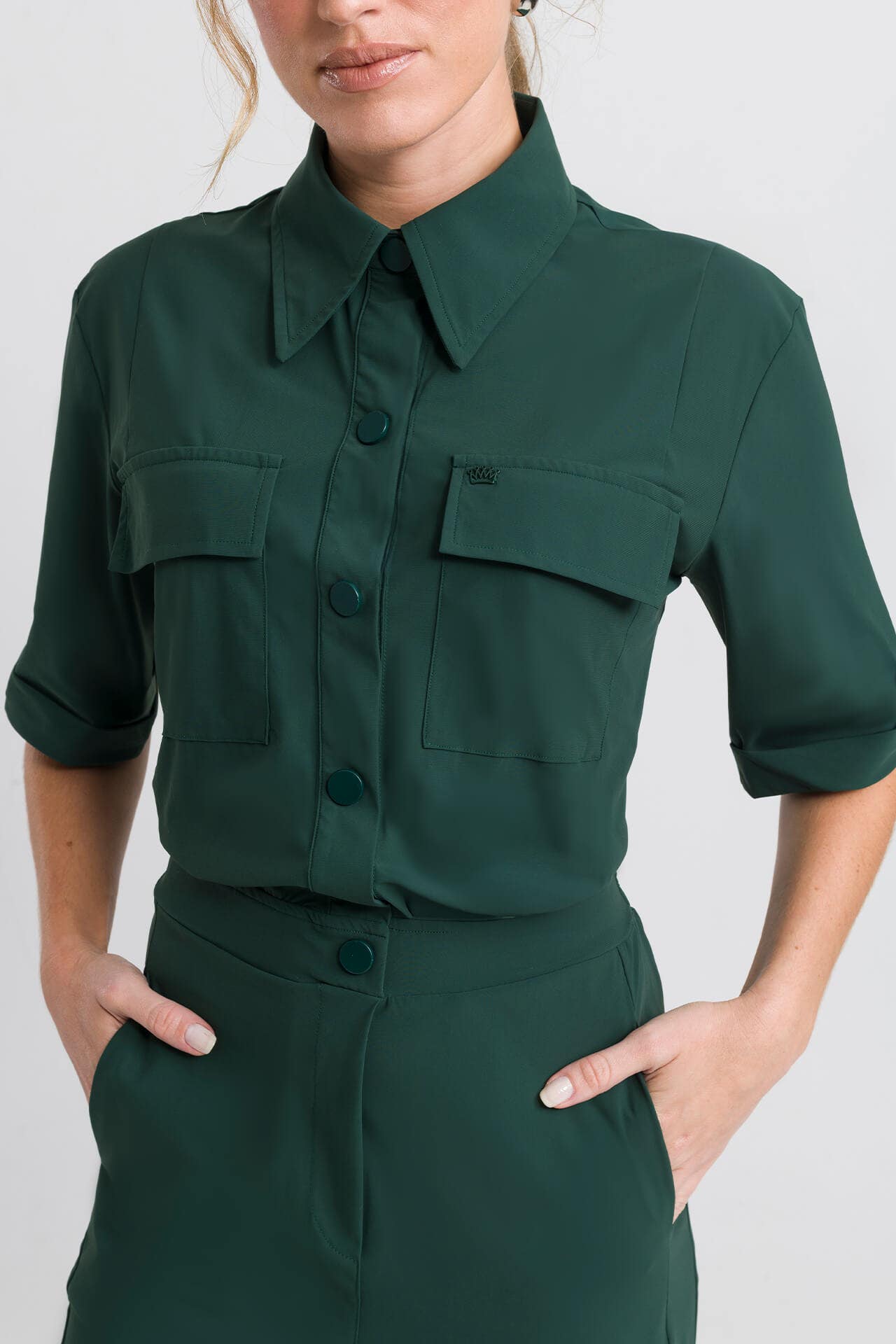 Macacão Feminino Vitta - Verde Botanic