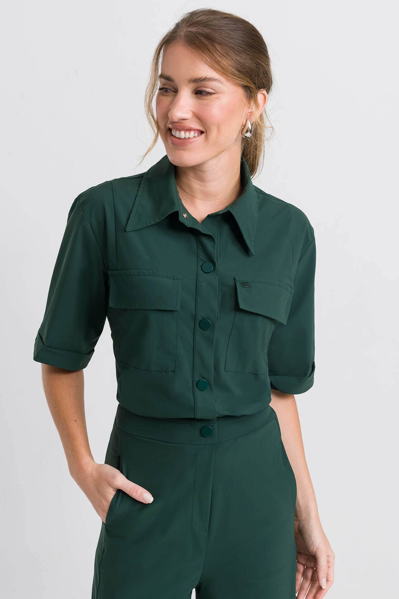 Macacão Feminino Vitta - Verde Botanic