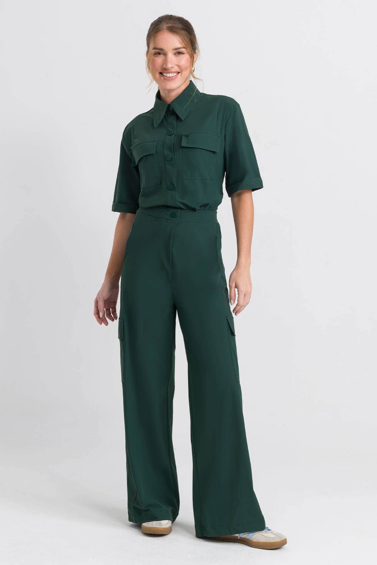 Macacão Feminino Vitta - Verde Botanic