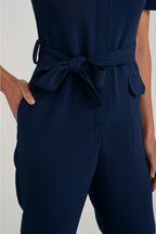 Macacão Feminino Luisa - Azul Marinho