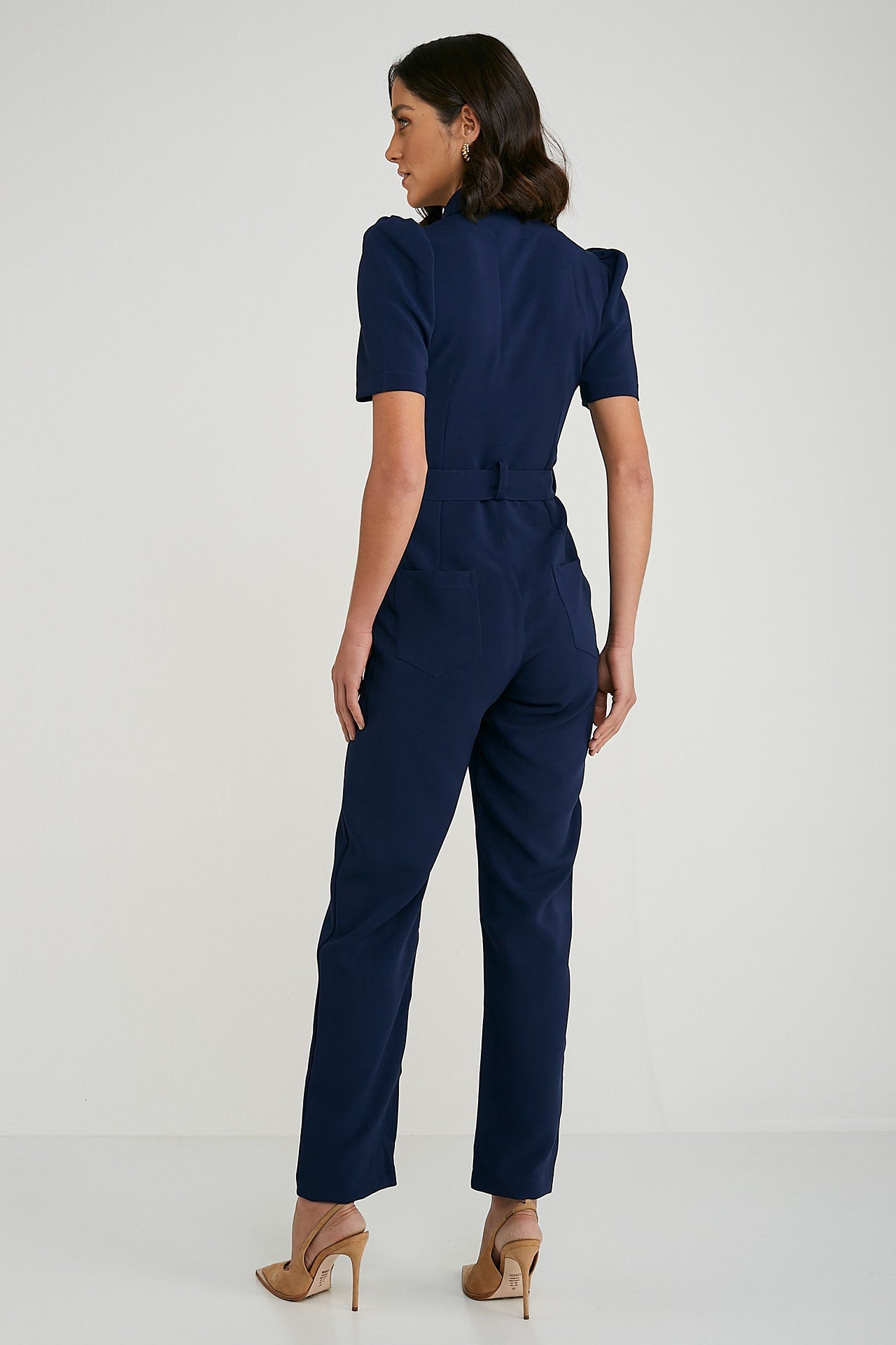 Macacão Feminino Luisa - Azul Marinho