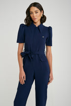 Macacão Feminino Luisa - Azul Marinho