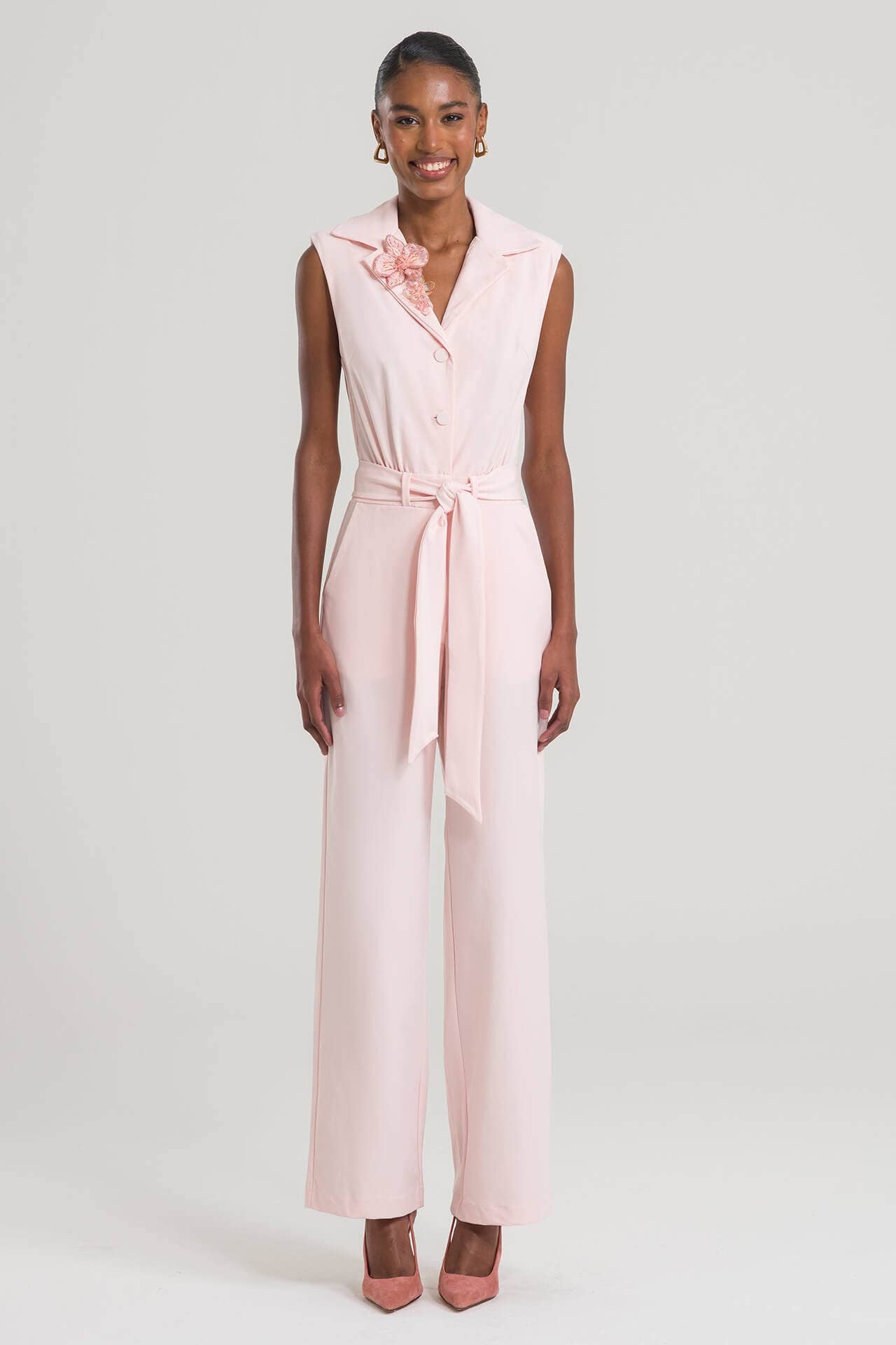 Macacão Feminino Stella by PatBO - Rosa