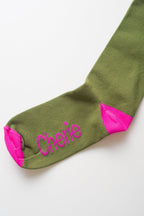 Meia Cherie - Verde Militar
