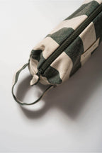 Necessaire Com Alça Listrada - Verde