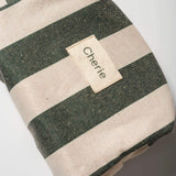 Necessaire Com Alça Listrada - Verde