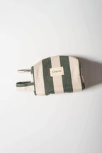 Necessaire Com Alça Listrada - Verde