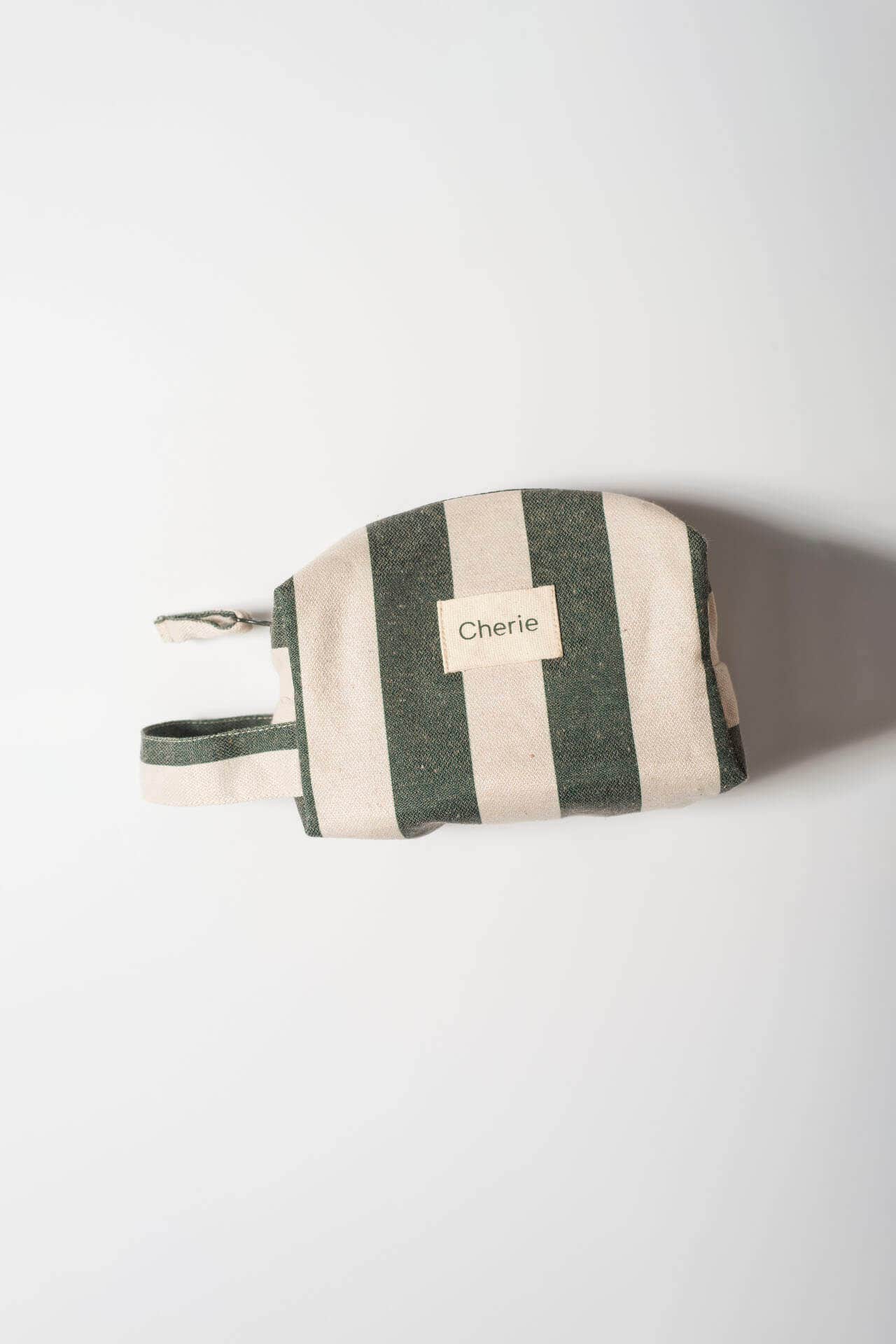 Necessaire Com Alça Listrada - Verde