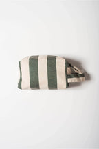 Necessaire Com Alça Listrada - Verde