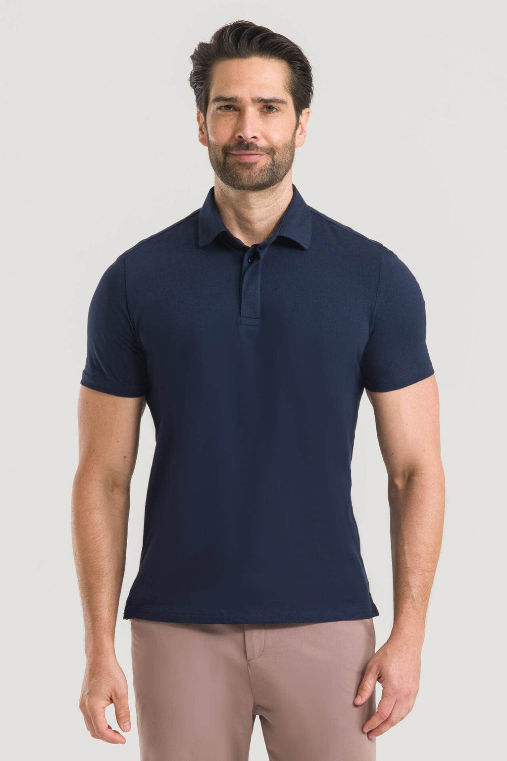 Polo Masculina Pima Cherie - Azul Marinho