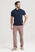 Polo Masculina Pima Cherie - Azul Marinho