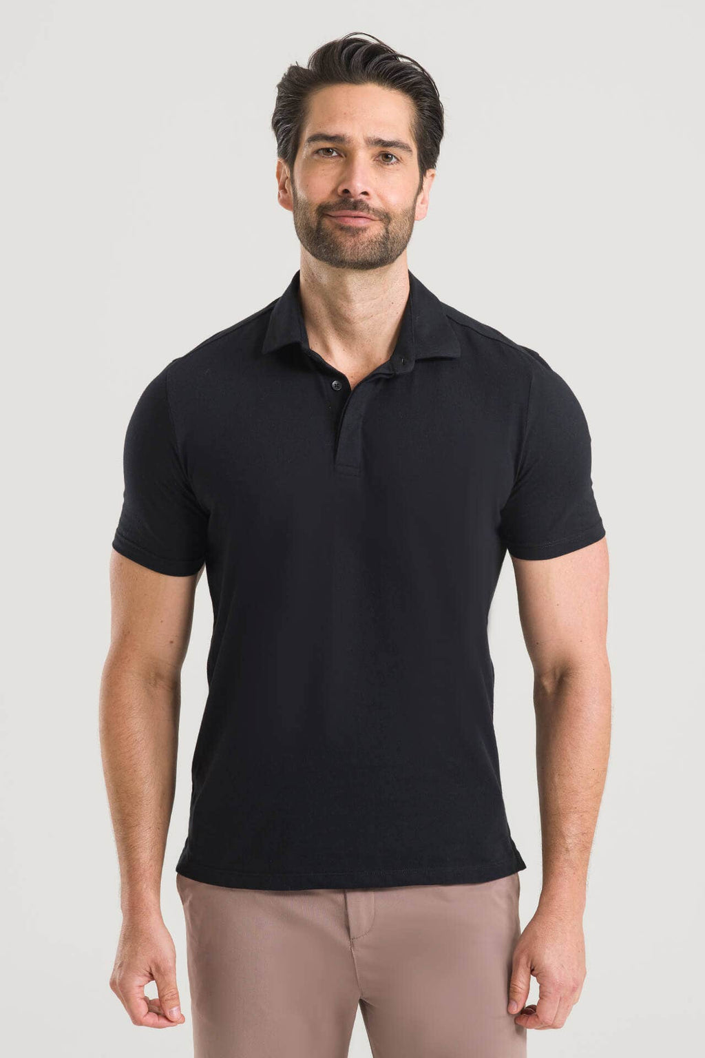 Polo Masculina Pima Cherie - Preta