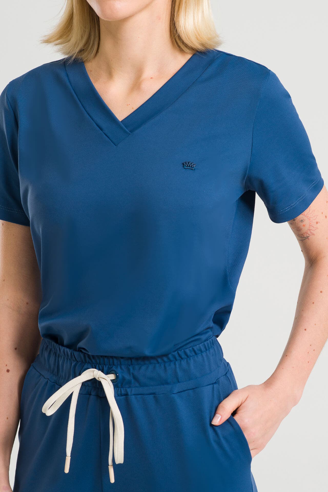 Scrub Feminino Active - Azul Navy
