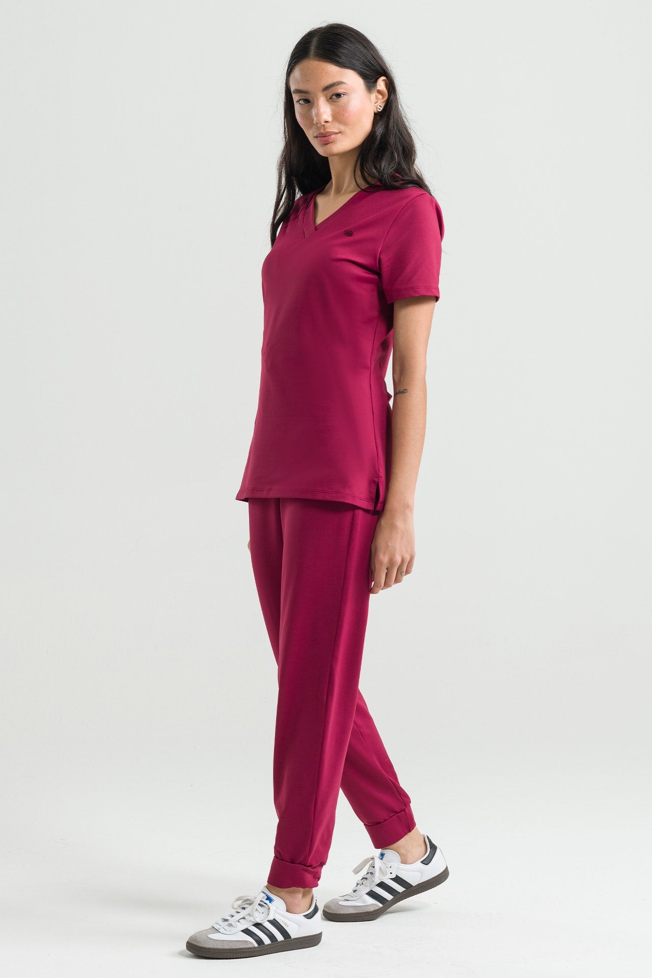 Scrub Feminino Active - Bordô