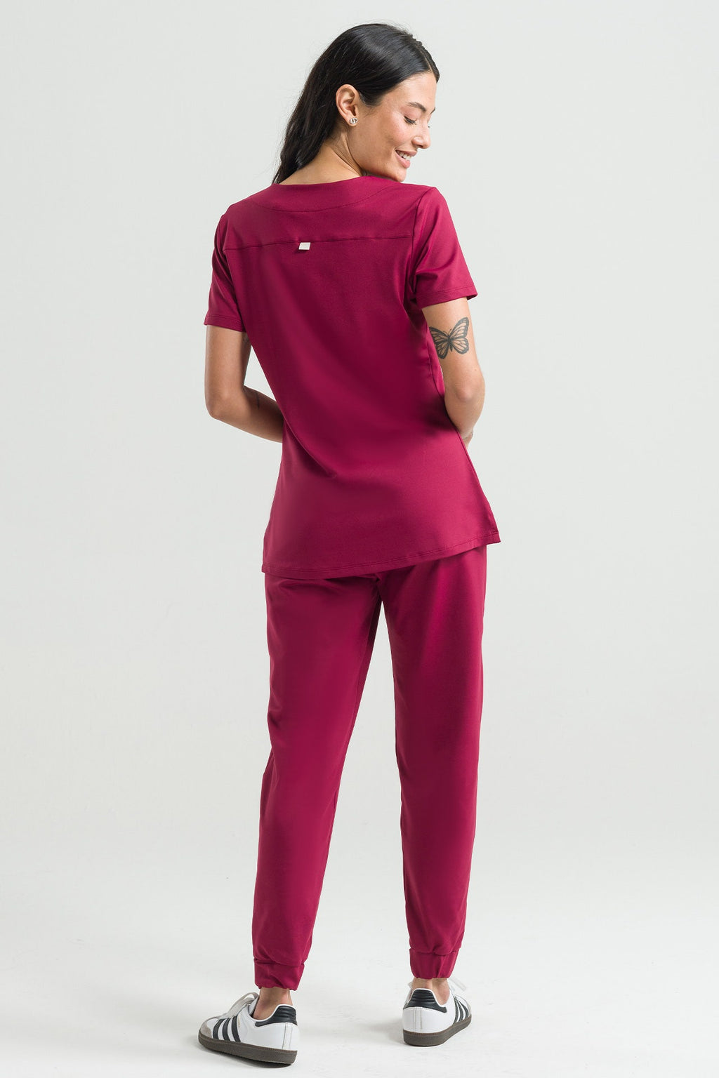 Scrub Feminino Active - Bordô