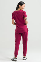 Scrub Feminino Active - Bordô