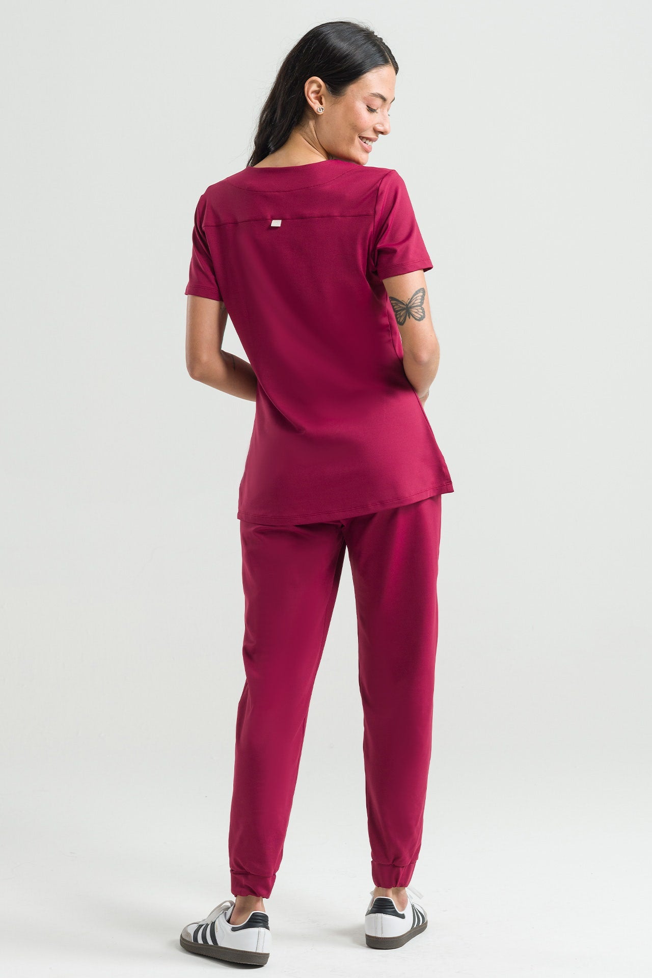 Scrub Feminino Active - Bordô