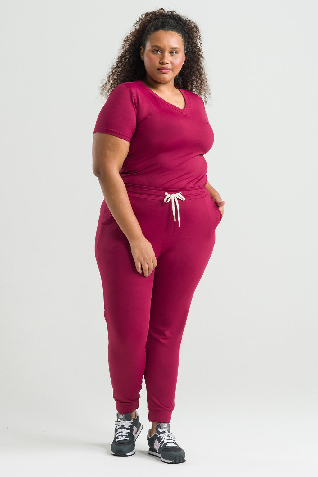 Scrub Feminino Active - Bordô