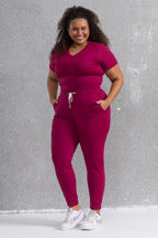 Scrub Feminino Active - Bordô