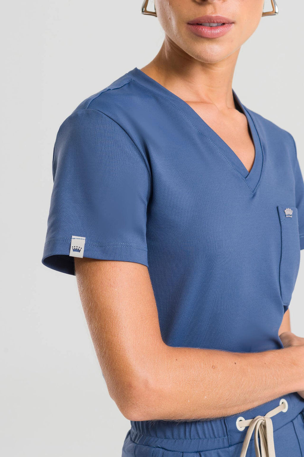 Scrub Feminino Care - Azul Marinho