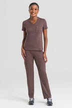 Scrub Feminino Care - Marrom
