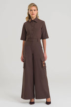 Scrub Feminino Caterine by PatBO - Marrom