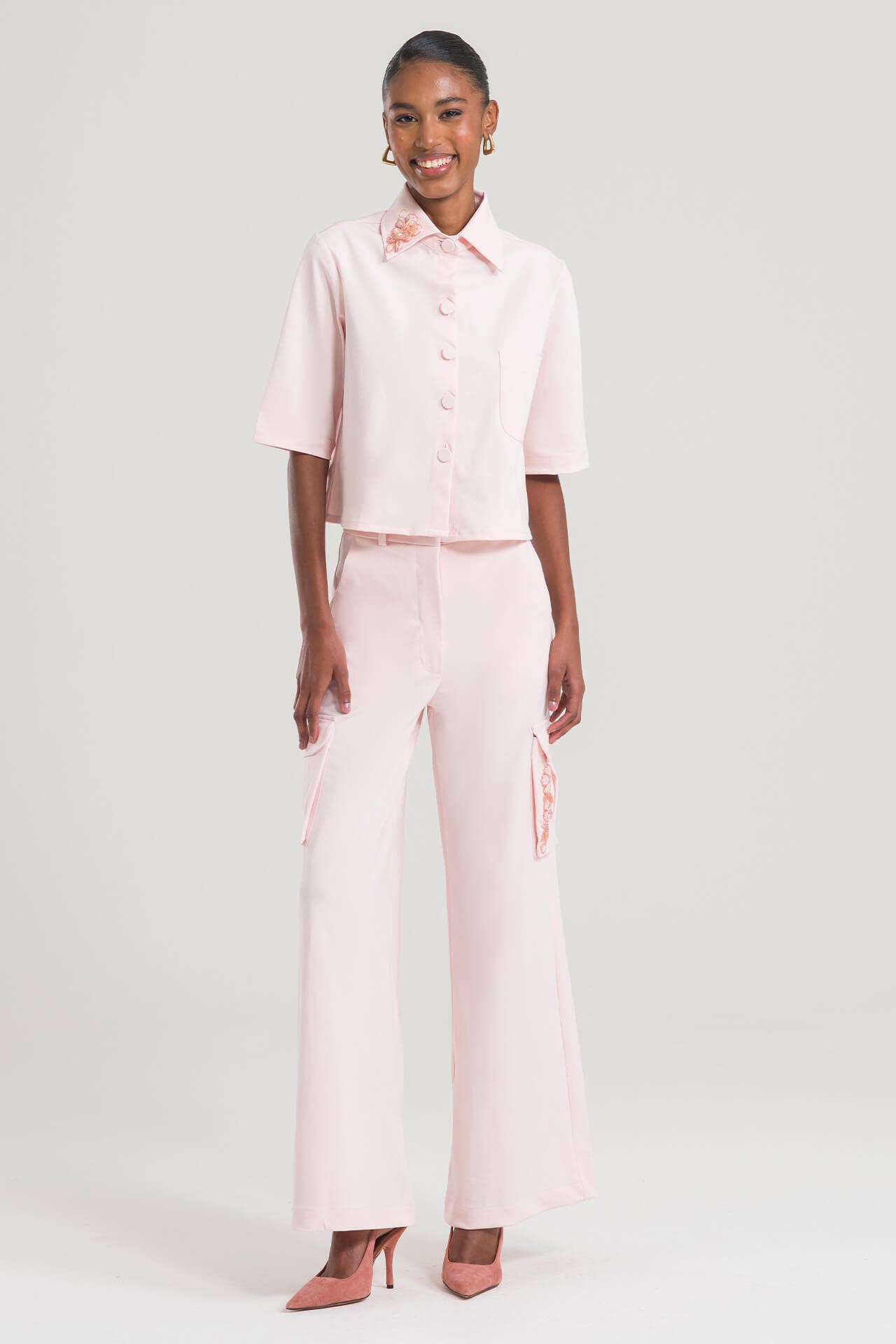 Scrub Feminino Caterine by PatBO - Rosa