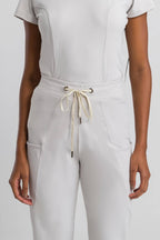 Scrub Feminino Cross - Cinza Gelo