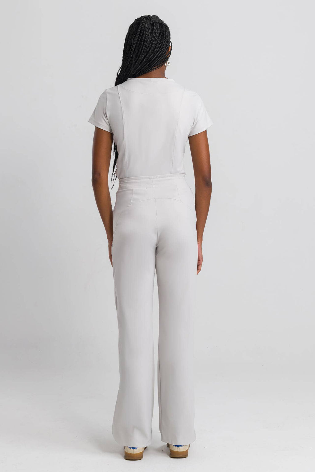 Scrub Feminino Cross - Cinza Gelo