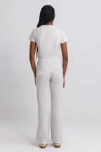 Scrub Feminino Cross - Cinza Gelo