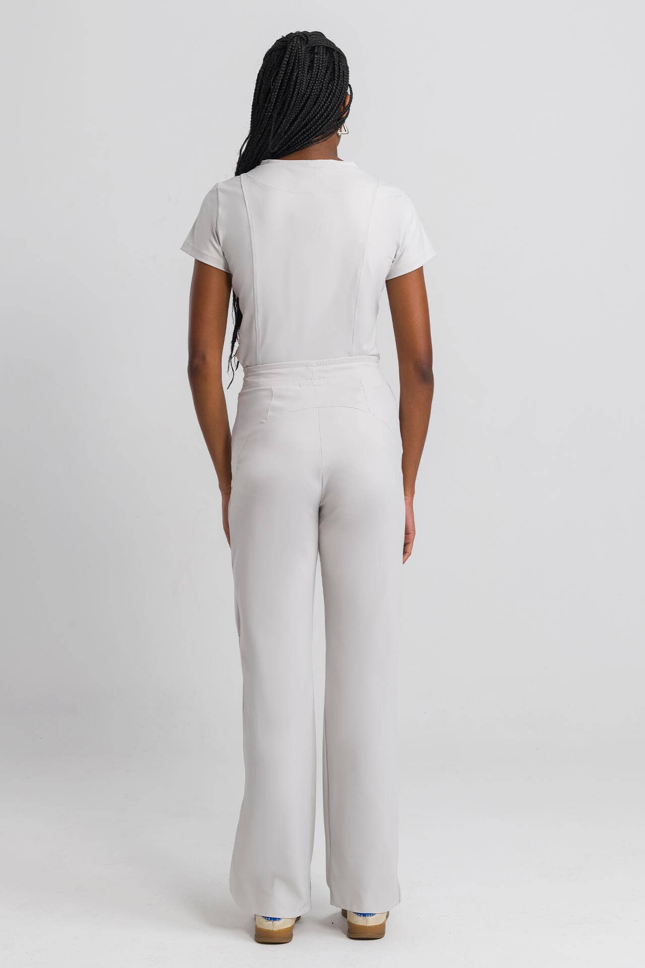 Scrub Feminino Cross - Cinza Gelo
