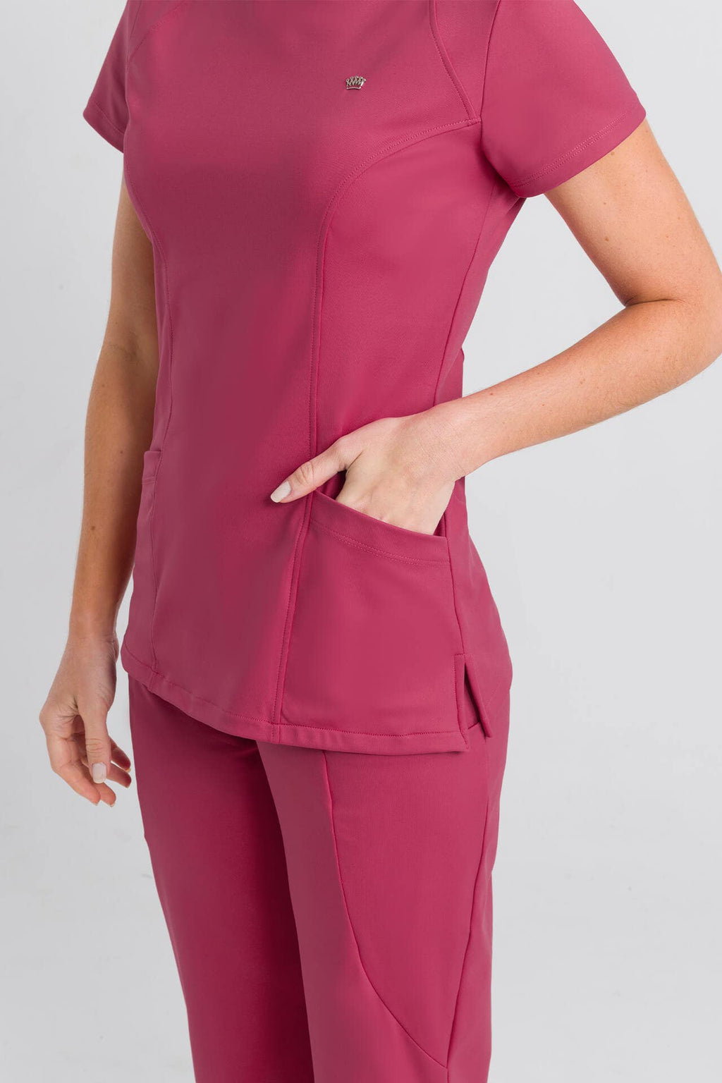 Scrub Feminino Cross - Framboesa