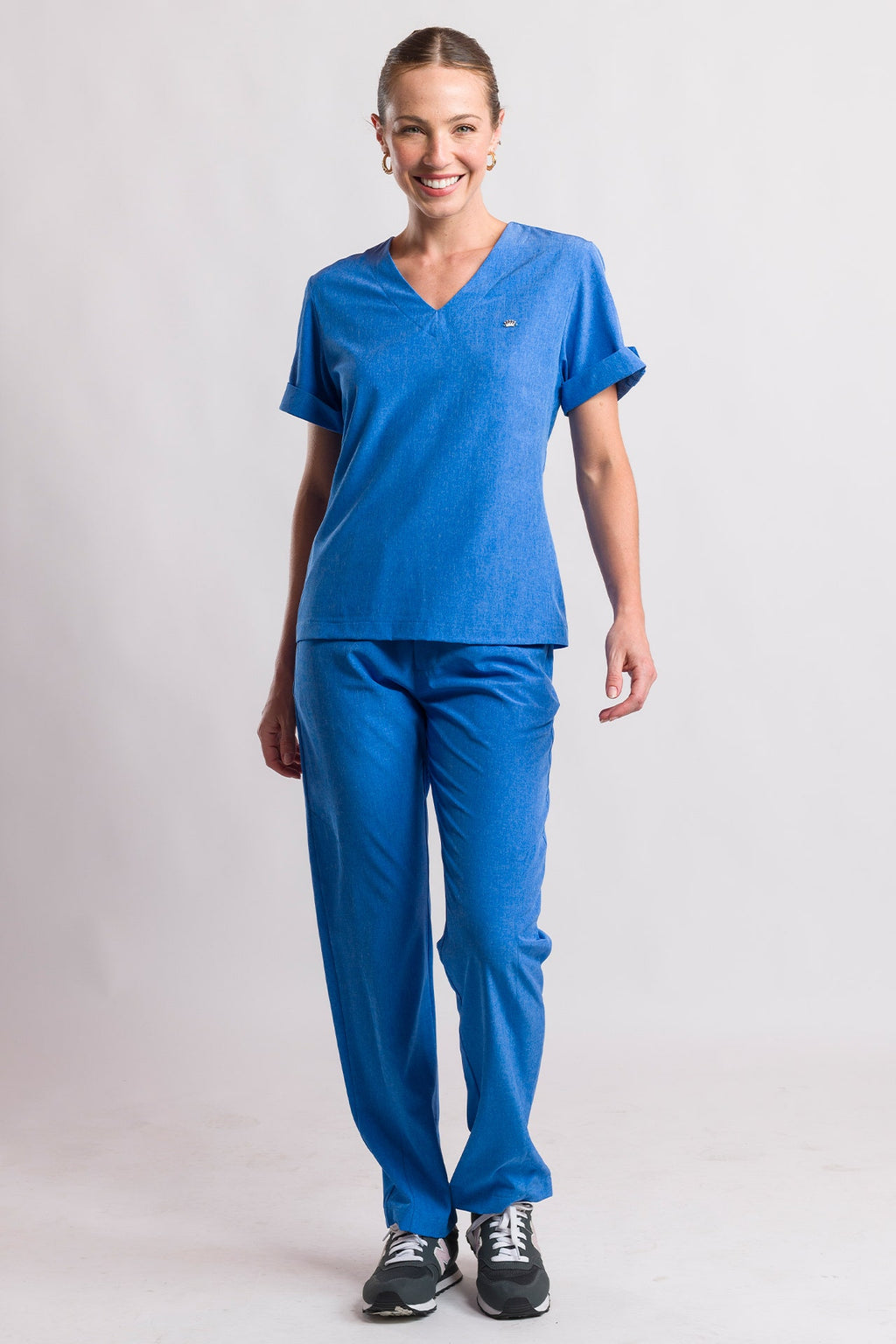 Scrub Feminino Easy - Azul