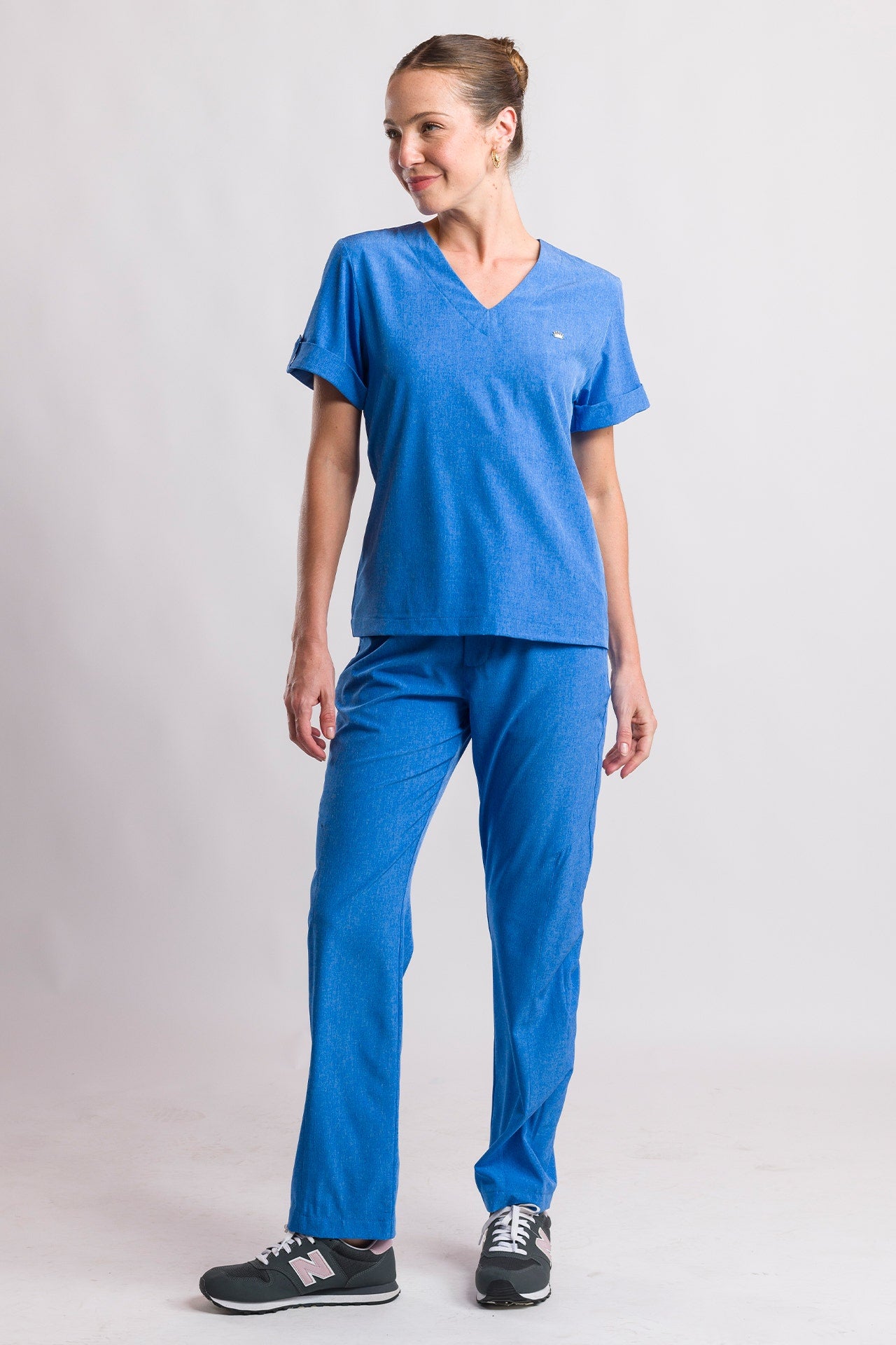 Scrub Feminino Easy - Azul