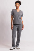Scrub Feminino Easy - Cinza Chumbo