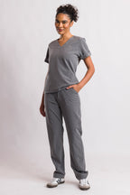 Scrub Feminino Easy - Cinza Chumbo
