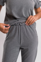 Scrub Feminino Easy - Cinza Chumbo