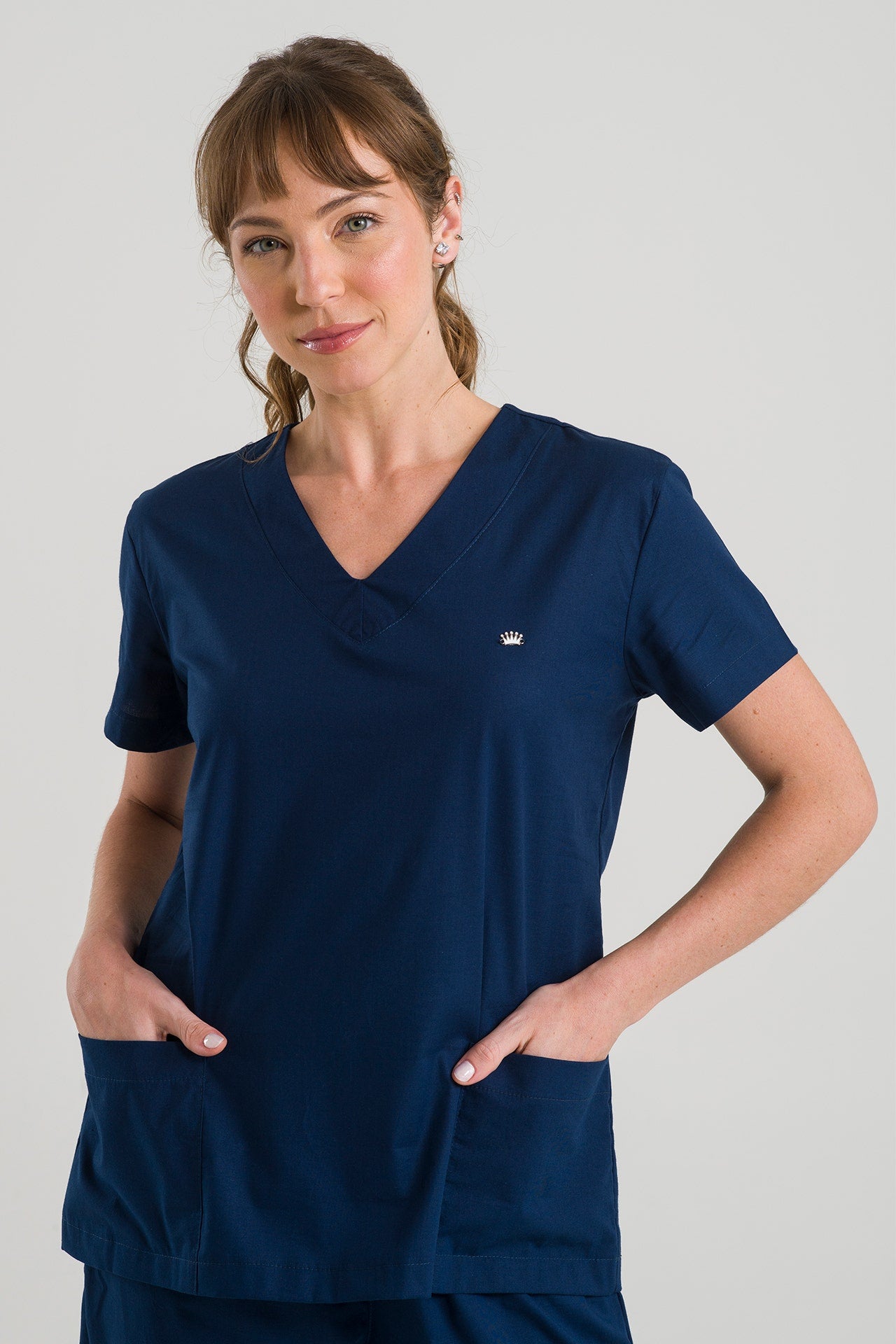 Scrub New Basic Feminino - Azul Marinho