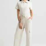 Scrub Feminino Polo - Bege