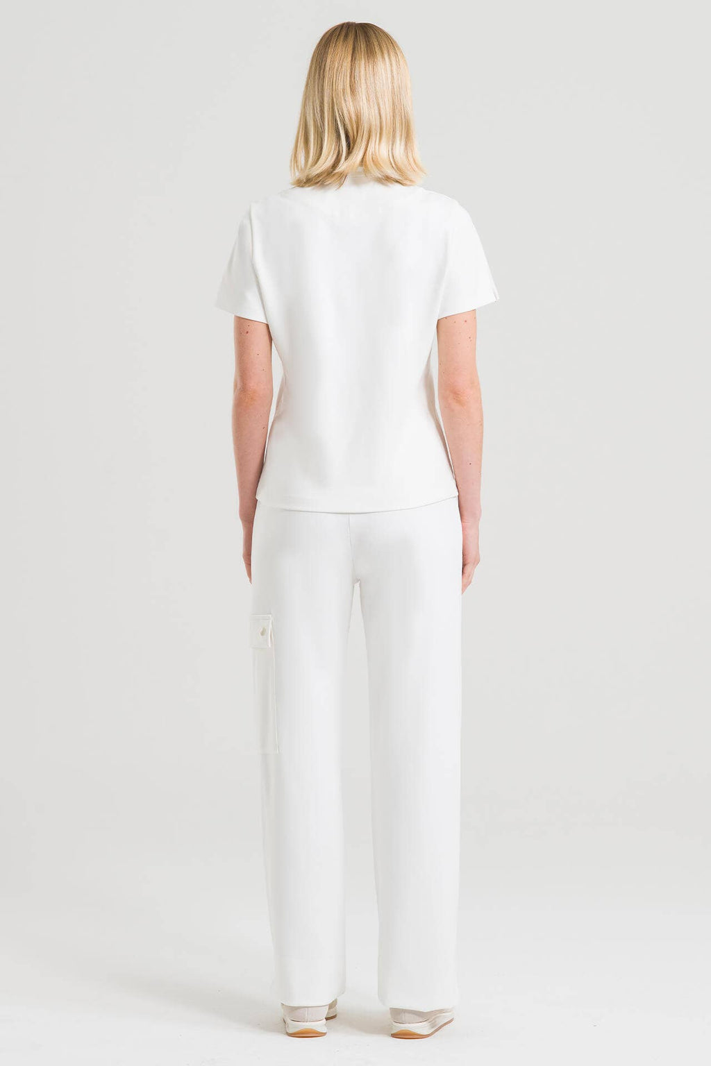 Scrub Feminino Polo - Branco