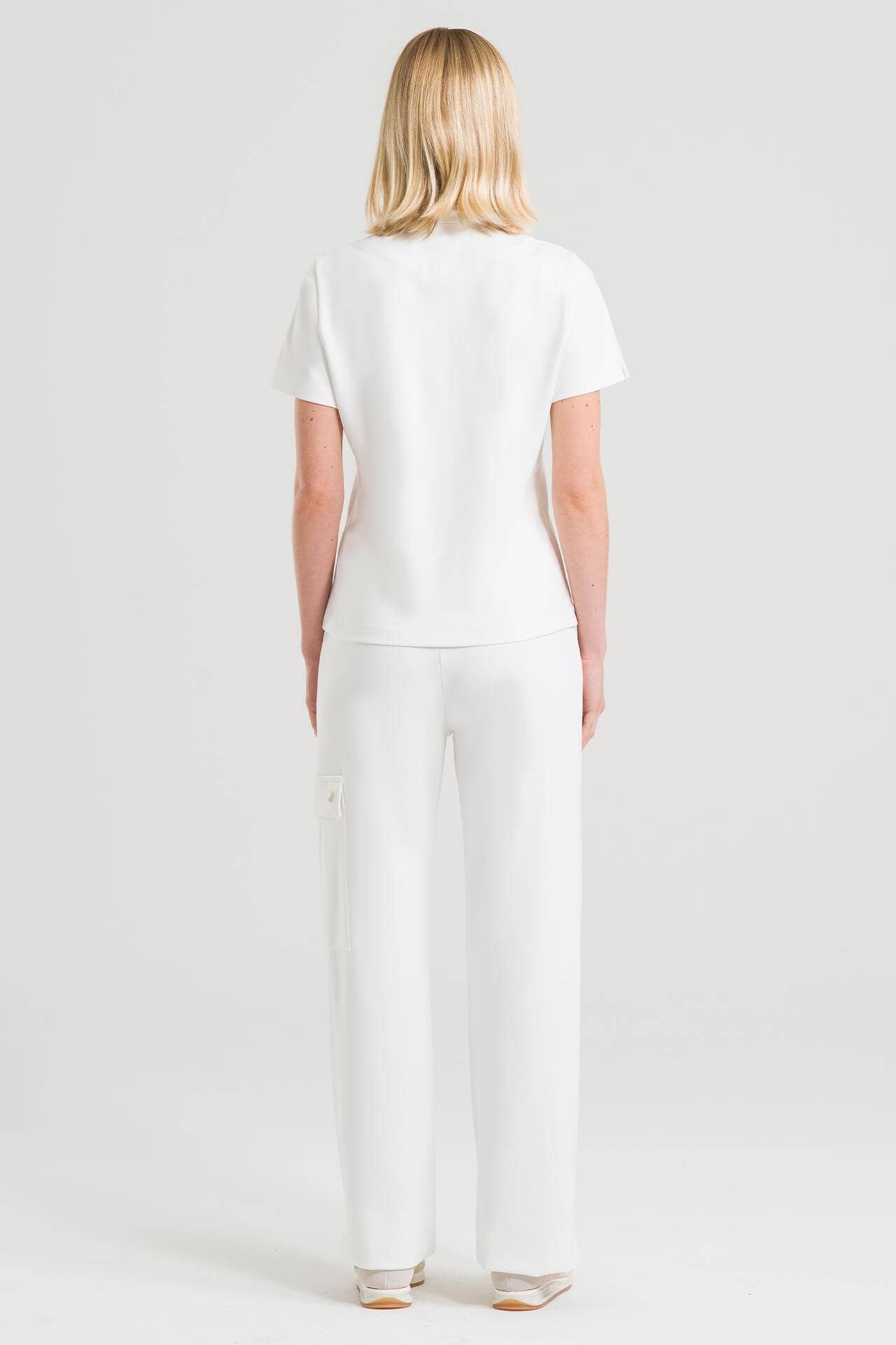 Scrub Feminino Polo - Branco