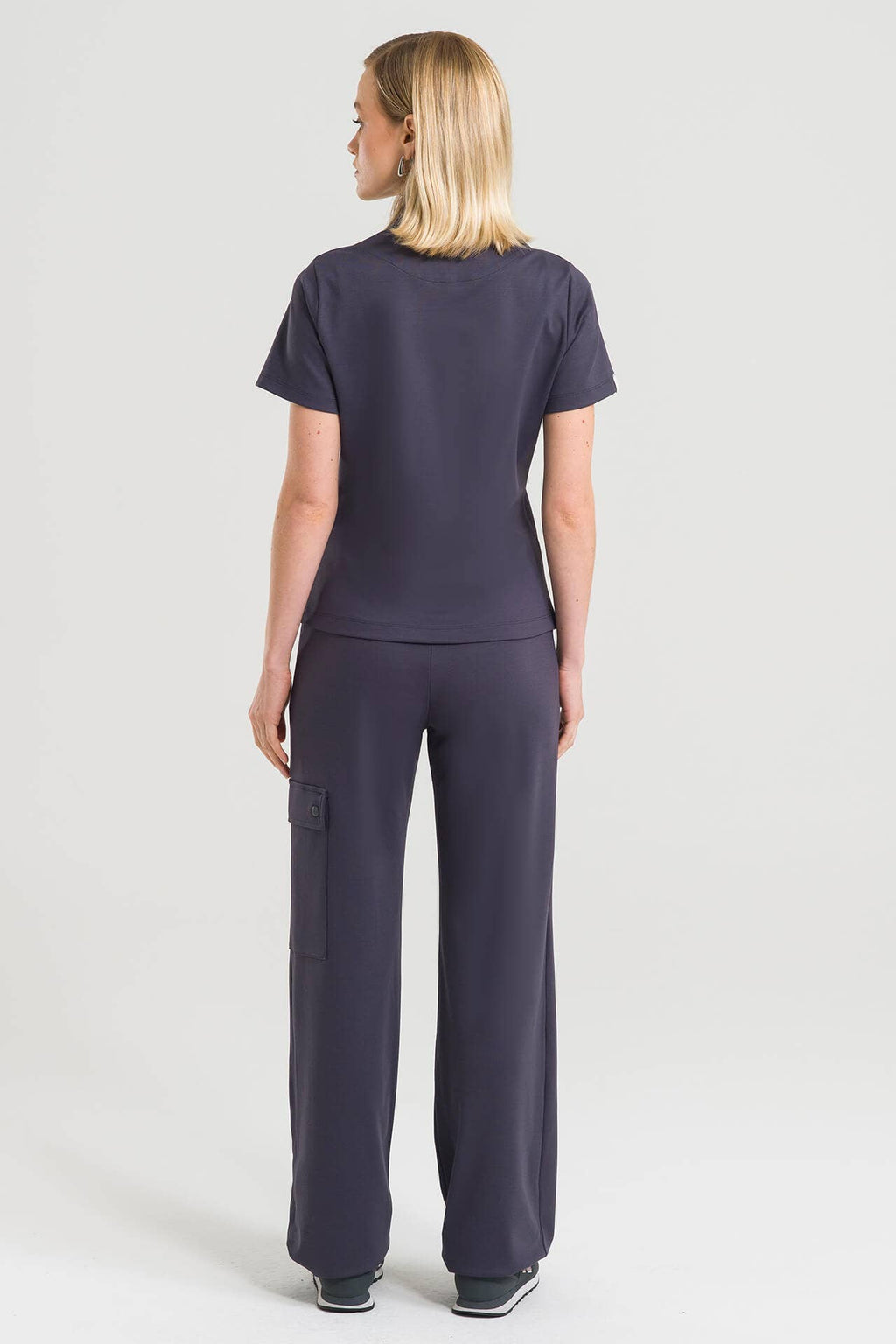Scrub Feminino Polo - Cinza