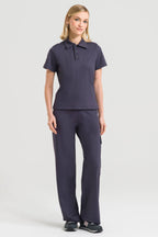 Scrub Feminino Polo - Cinza