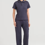 Scrub Feminino Polo - Cinza
